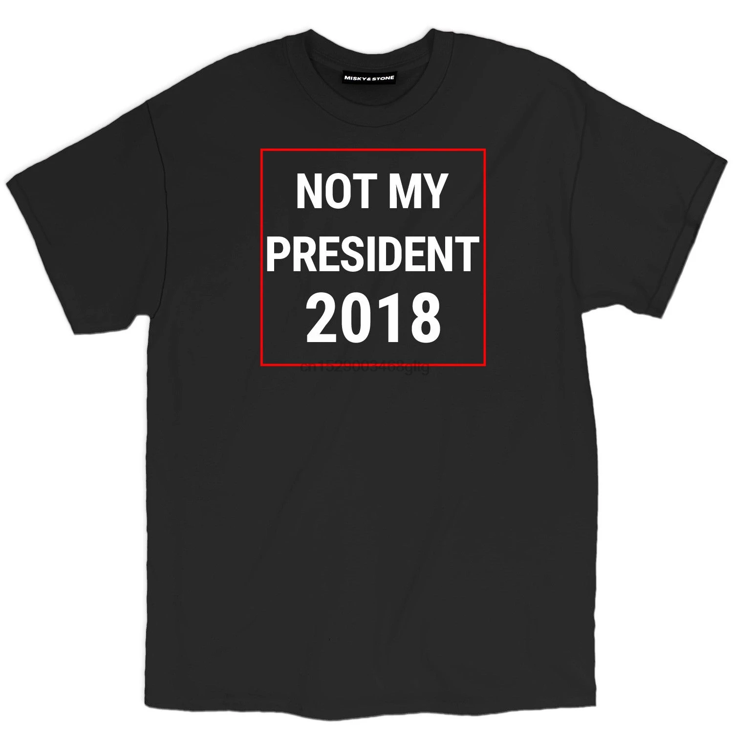 Бренд Летний стиль мужчины o-образным вырезом Slim Fit Not My President 2019 анти Дональд Трамп