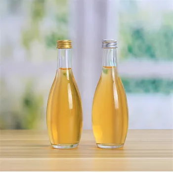 

Empty vodka liquor bottles pot wine jar glass bowling type alcohol bottle 50ml/100ml 5/10pcs