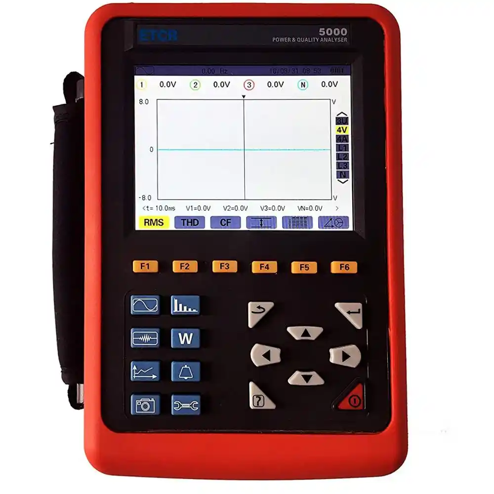 ETCR5000 Power Quality Analyzer 3 Phase Power Energy Meter with 4