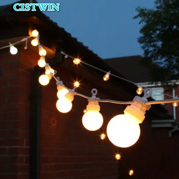 

Bulbs Gard light Festoon lights string light G50 200 LED Christmas Patio Fairy light outdoor Wedding party decoration Super