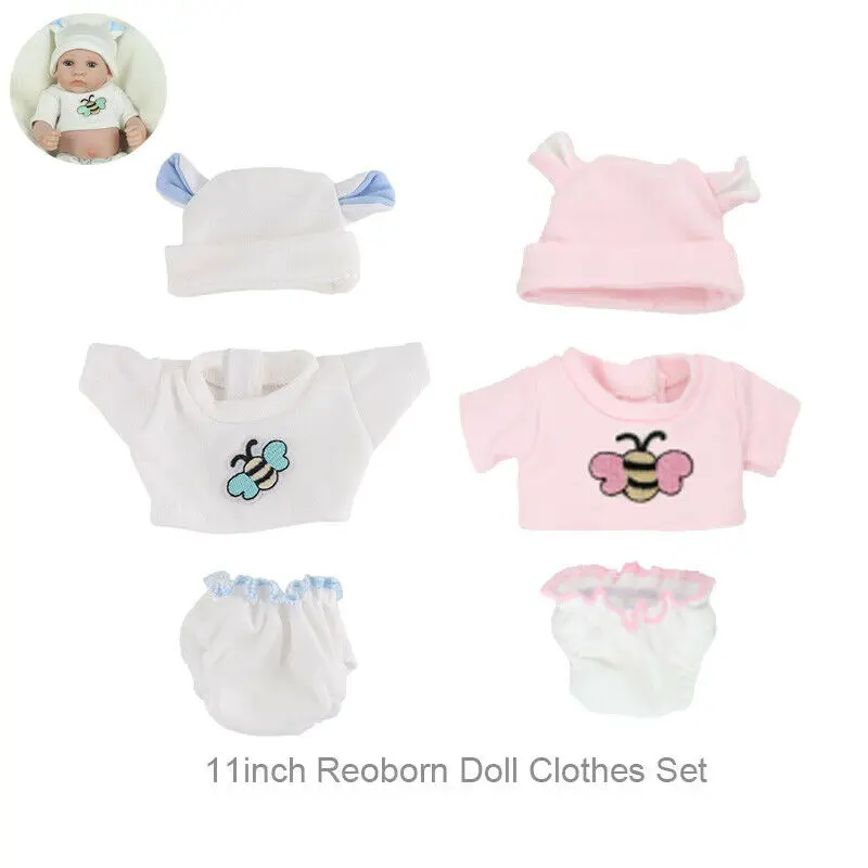 10-11 дюймов Reborn Baby Doll Одежда Набор сделай сам Для малышей Кукла для девочек и