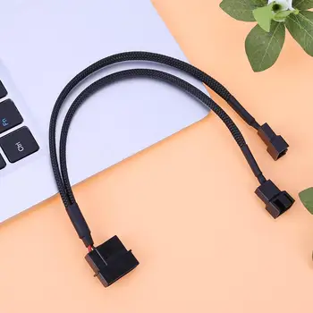 

4pin IDE Molex to 2-Port 3Pin/4Pin Cooler Cooling Fan Splitter Power Cable