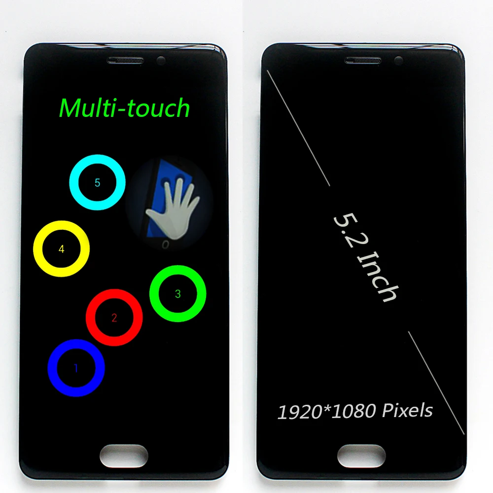 Amoled экран для Meizu Pro 7 pro7 ЖК дисплей 5 2 дюйма зеркальный с дигитайзером в сборе