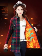 *#Best Price Warmness XXL Fleece Winter Blouse Shirt Thicken Fashion Plaid Vintage Office Tops Ladies Blouses Long Sleeve Casual Shirts 2019 *#Best Price Warmness XXL Fleece Winter Blouse Shirt Thicken Fashion Plaid Vintage Office Tops Ladies Blouses Long Sleeve Casual Shirts 2019
