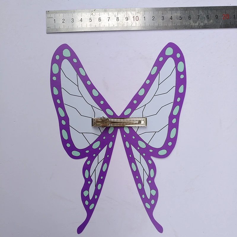 Demon Slayer Kimetsu No Yaiba Kochou Shinobu Kanae Tsuyuri Kanawo Butterfly аксессуары для косплея реквизит заколка с украшениями