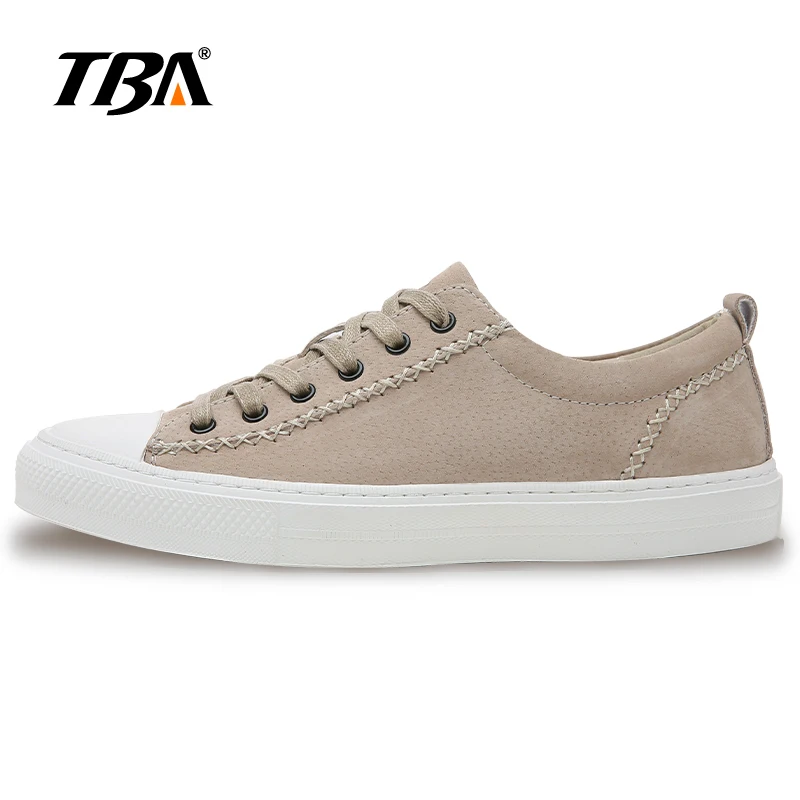 

2019 New Autumn Fashion Casual Shoes Genuine Leather Luxury Brand Breathable Men's Flats Spring Lace Up Rubber Male Shoes 3815
