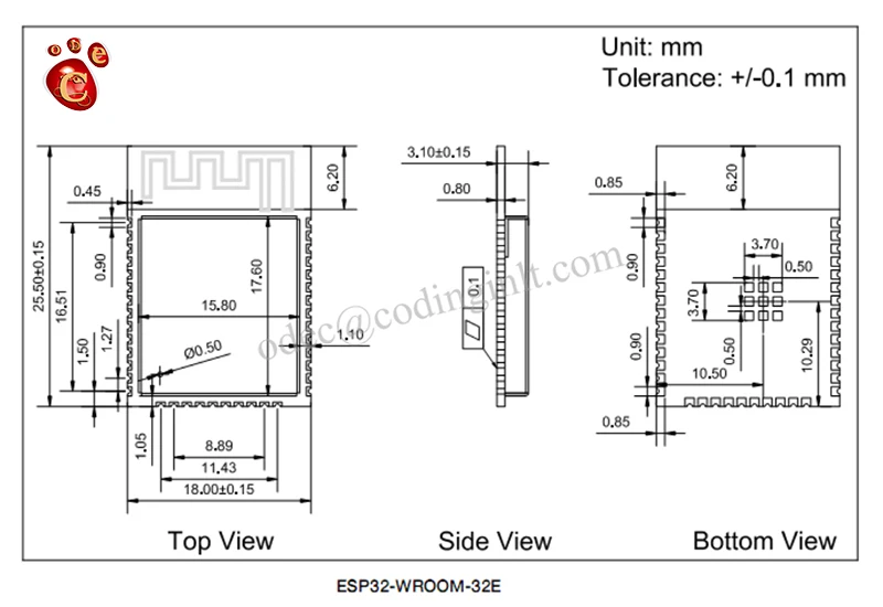 ESP32­WROOM­32E