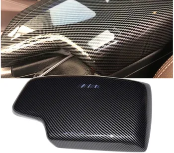 

ABS Carbon Fiber Armrest Box Protective Cover Protective Cover Decorative Modification For BMW 3 series F30 2013-