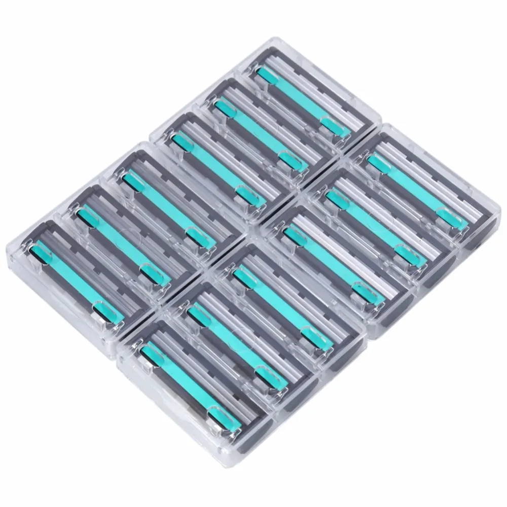 

12pcs/kit Men's Shaving Razor Blades Blades Razor Blade Face Care For Men Razor Kit Normal Size