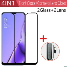 4 в 1 камера + закаленное стекло для OPPO A9 2020 Защитное экрана на A5