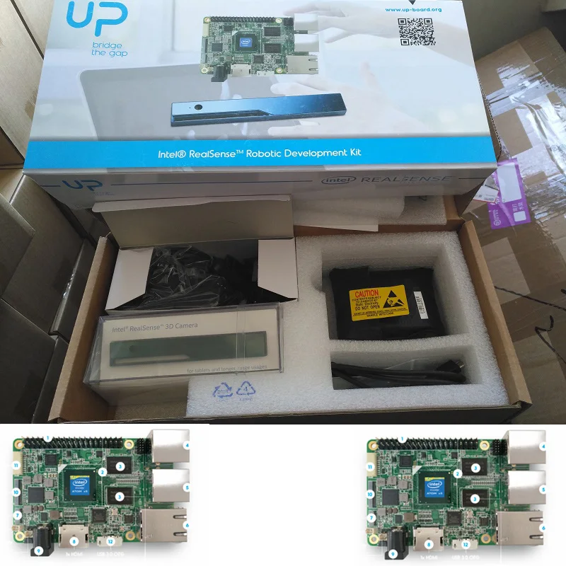 Новая разработка робота для камеры Intel RealSense, комплект поддерживает робот для разработки ROS AI