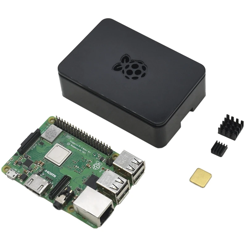 

For Raspberry Pi 3 Model B+ (B Plus) Quad Core 1.4Ghz 64 Bit Cpu Wifi & Bluetooth Motherboard,With V4 Case