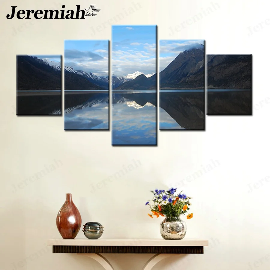 

Постер на холсте в скандинавском стиле с изображением озера и пейзажа, настенная живопись, современные аксессуары для украшения дома