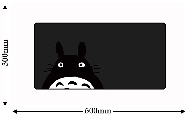 600*300 мм большой Totoros аниме игровой компьютер коврик для мыши коврики для ноутбука офисные мыши геймер мягкая Блокировка края игровой ПК коврик для мыши