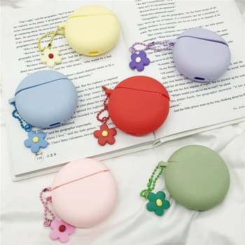 

Flower Cases for Huawei Freebuds 3 Case colorful flora Keyring Earphone Silicon Case for Huawei Freebuds3 Pro Headphone Cover
