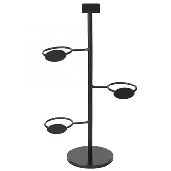 

Stainless Steel Tree Shape Mug Cup Beverage Holder Stand Cup Rack Organizer for Shop Milk Tea Display