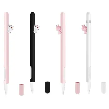 

1PC Cute Cat Silicone Protective Case Pouch Cap Holder Nib Cover For Apple Pencil 2
