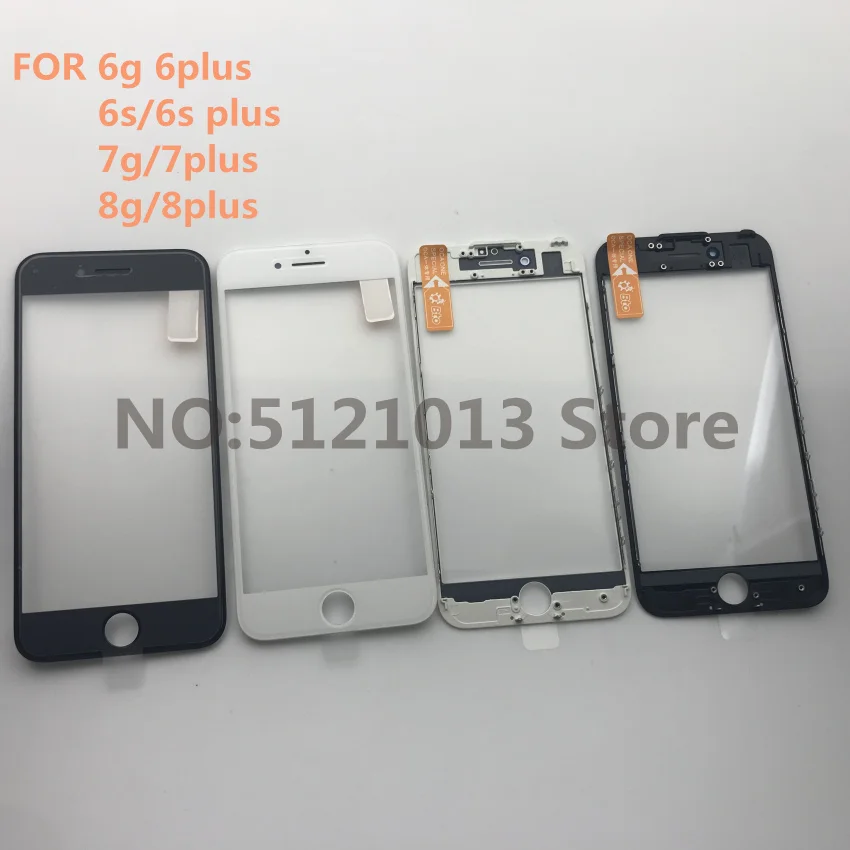2 шт. холодный пресс 3 в 1 передний ЖК-экран стекло с рамкой OCA для iPhone 5 5S 5c 6 6s 7 8 plus запчасти для ремонта