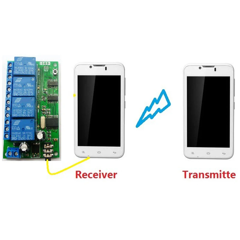 AD22B04 4 CH DTMF MT8870 аудио декодер умный дом релейный контроллер голосовой Телефон