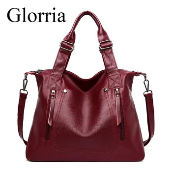

Glorria Rivet Leather Handbags Women Bags Designer Shoulder Crossbody Bags For Women Large Capacity Hand Bags Boslo Feminina