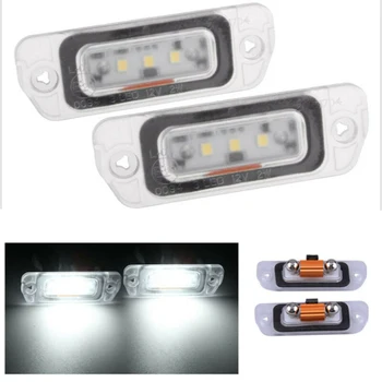 

2pcs 12V Car LED License Plate Light For Mercedes-Benz GL320 350 450 500 550 ML320 350 450 500 550 ML63 AMG R320 350 500 X164