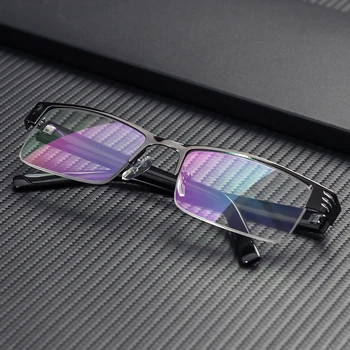 

Qutzzmnd Ultralight Business Resin Men's Reading Glasses Anti-blue light blocking Presbyopic glasses Radiation Protection