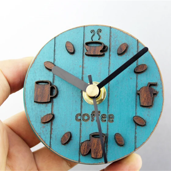 Cafe Mute Refrigerator Magnets Clock Fridge Magnet Souvenir Message Board Sticky Note Home Decoration Coffee Tools For Barista - Color: A