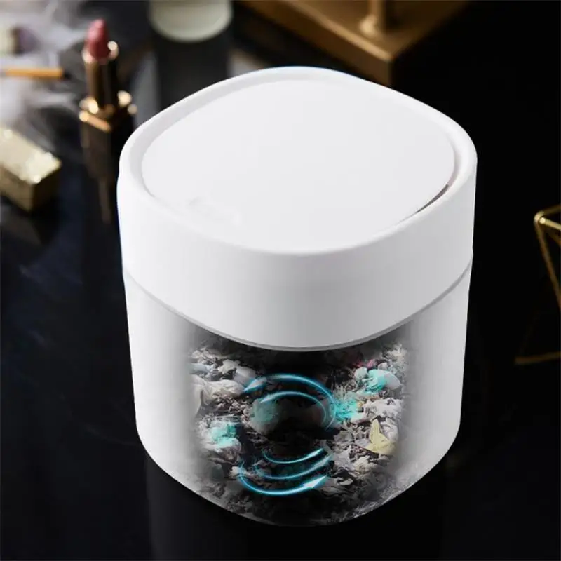 Мини мусорное ведро для мусора на столе пластиковый контейнер хранения дома