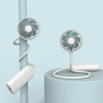 

Fan Neck Fan Neckband With Rechargeable Battery Small Desk Fans Handheld Air Cooler Conditioner For Room -