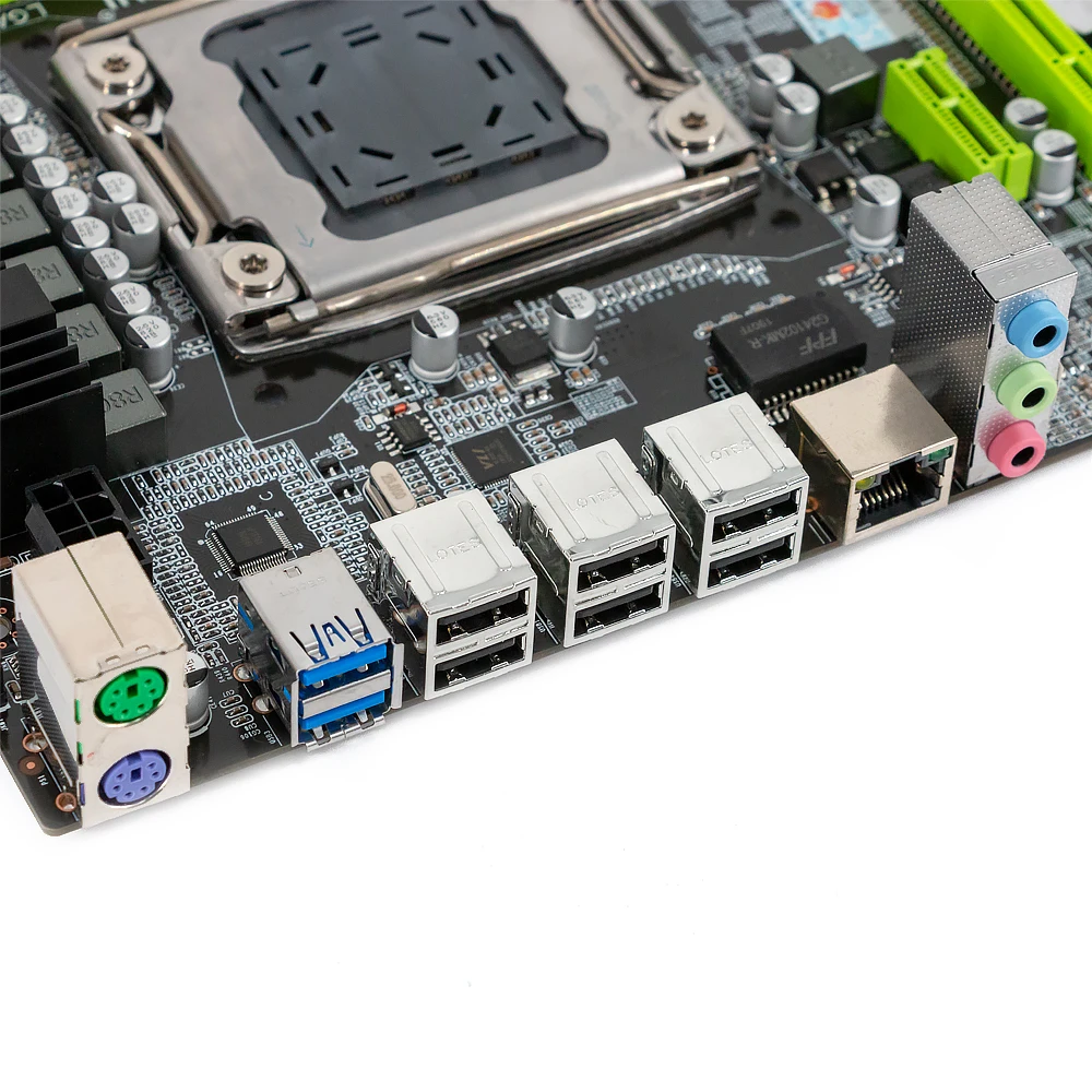 Huanan Zhi X79-6M материнская плата для Intel X79 LGA 2011 DDR3 32 Гб SATA3.0 USB3.0 M-ATX LGA2011 материнская плата