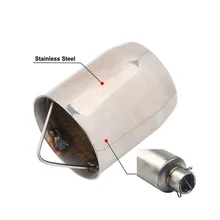 Universal 60mm Removable Silencer Exhaust Pipe Muffler DB Killer for Motorcycle 60mm Exhaust Pipe Muffler Universal 60mm Removable Silencer Exhaust Pipe Muffler DB Killer for Motorcycle 60mm Exhaust Pipe Muffler