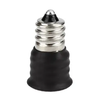 

E12 To E14 Lamp Adapter Converter Plug Lamp Holder Conversion Socket Fireproof Light Bulb Base Type Adapter Lighting Accessories