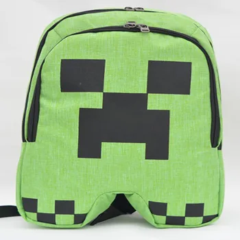 

2020 Minecrafted Creative Fashion Waterproof Backpack Sports Green Canvas Bag Outdoor Sports Travel Gifts for Children