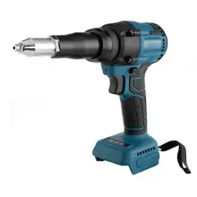 Pistolet de rivetage électrique sans fil, outils électriques ménagers, tournevis 2.4 4.8mm avec lumière LED pour batterie 18V Makita (non incluse)