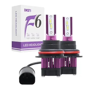 

1Pair F6 H3 H11 HB3 HB4 9007 H4 H7 LED Conversion Kit Anti CSP Automobiles Car Headlight Bulbs 50W 6500K 8000LM LED Headlight