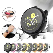 Tpu protetor de tela caso relógio fino para samsung galaxy active watch cover Ultra-thin360 graus suave caso claro