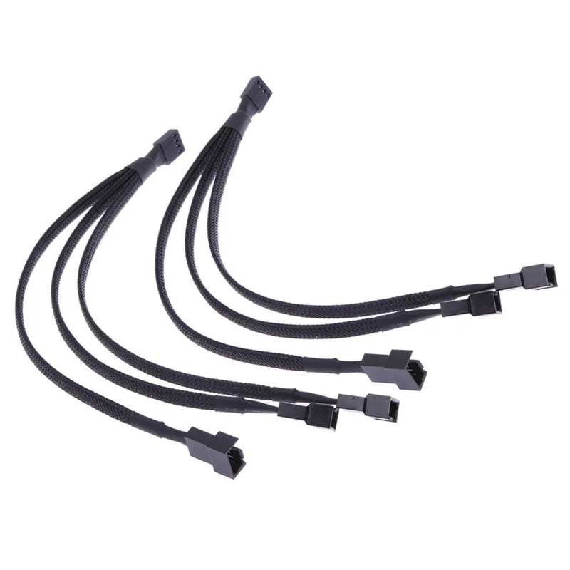 4 контактный в 3 способа Y сплиттер кабель вентилятор 4pin x 4pin/3pin PWM удлинитель