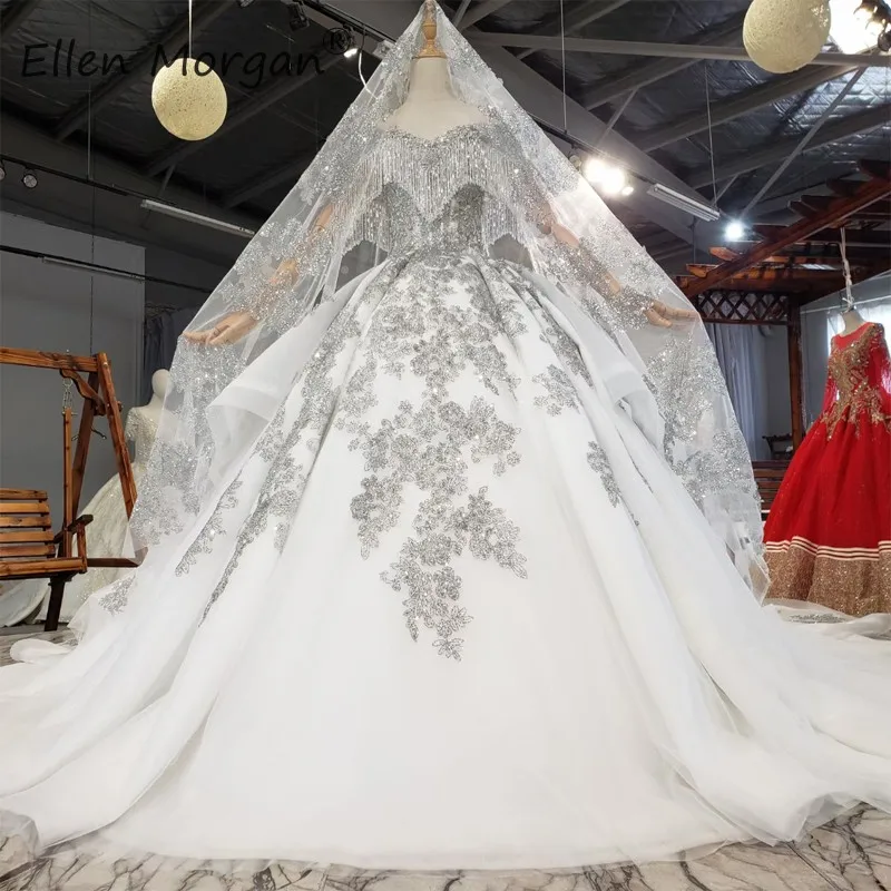 豪華なシルバーのウェディングドレス 真珠とチュールの本物の写真 コレクション21 Aliexpress ウェディング イベント 豪華なシルバーのウェディングドレス 真珠とチュールの本物の写真 コレクション21 Aliexpress ウェディング イベント