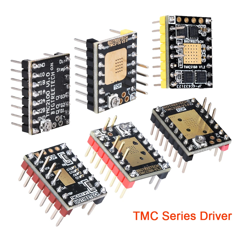 5 шт. драйвер шагового двигателя TMC2209 UART TMC2208 TMC2130 SPI TMC5160 TMC5161 для платы 3D принтера SKR