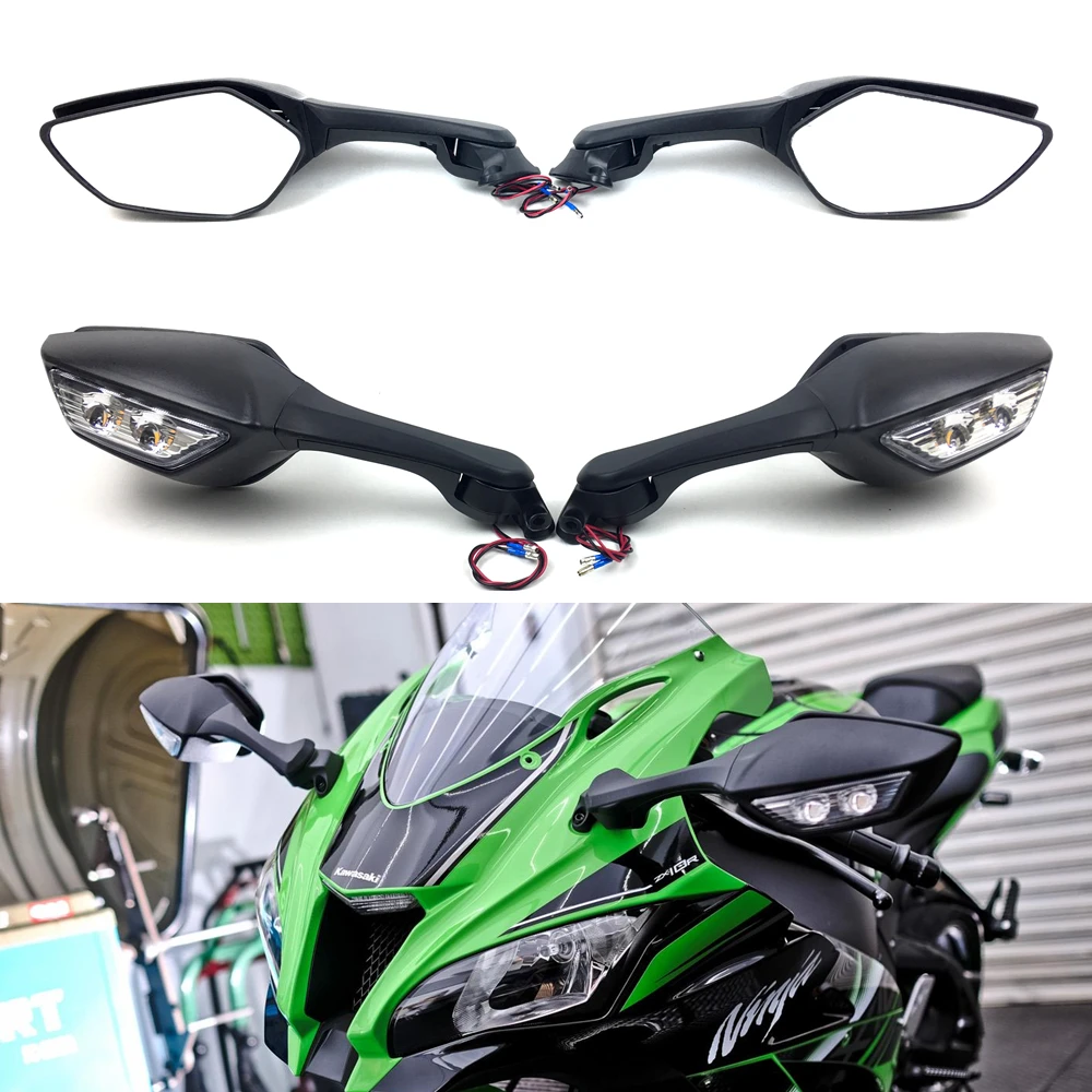 For KAWASAKI NINJA ZX10R ZX10R ZX 10R 20112015 2014 Motorcycle Mirror
