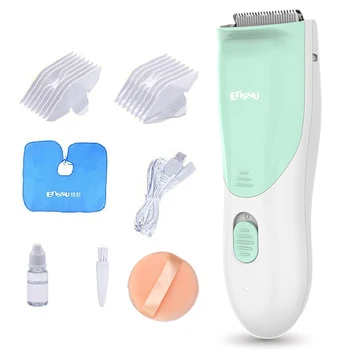 

USB Charging Cutter Tool Electric Waterproof Cordless Low Noise Kids Haircut Grooming Suction Clippers Baby Hair Trimmer Home
