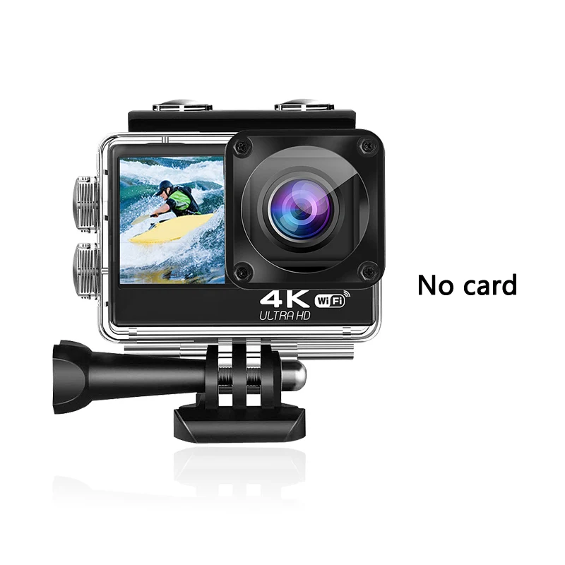 action camera brands H11 Action Camera 4K 60FPS 20MP 2.0 Touch LCD EIS Dual Screen WiFi Waterproof Remote Control 4X Zoom Helmet Sports Came action camera as webcam Action Cameras