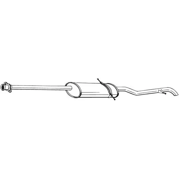 Глушитель задняя часть MB W168 1.4/1.6/1.9 97 BOSAL 289-023