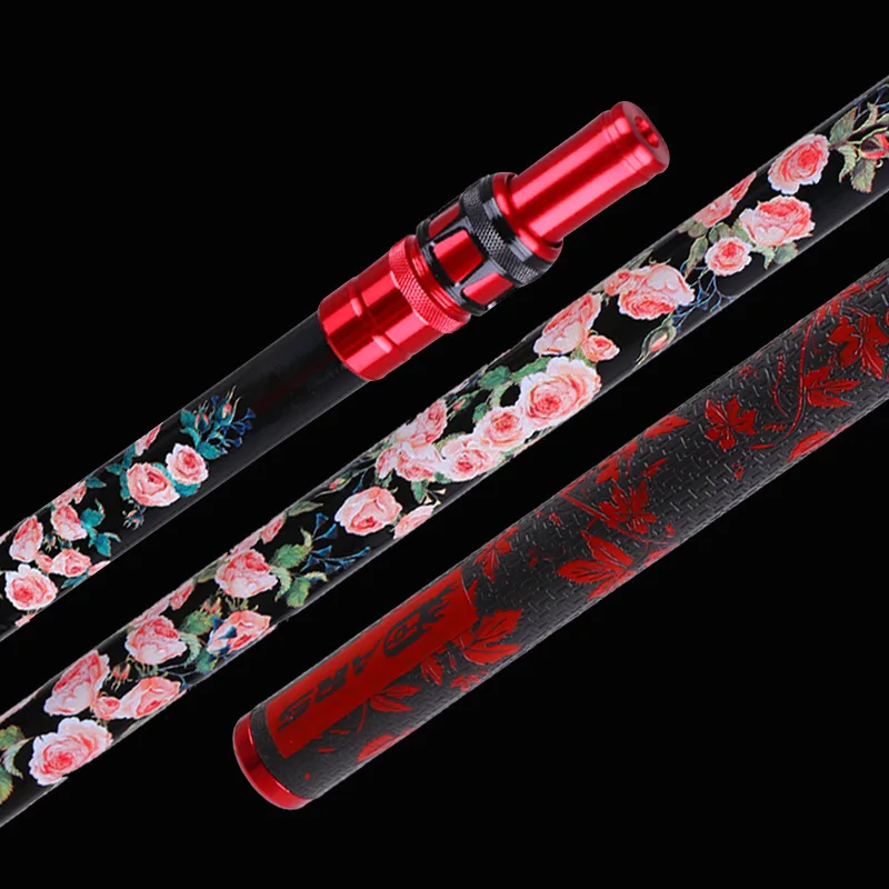

High-Carbon Superhard Carbon Ultralight Fishing Rod Telescopic Positioning Athletic Fishing Rod Fly Copy Black Pit Fishing Net R