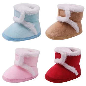 

0-18M Warm Baby Boys Girls Winter Shoes Infant ChildrenCotton Sweaters Boots Booty Crib Babe Toddler Shoes