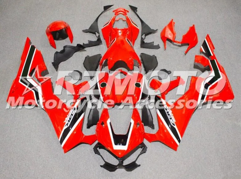 ABS мотоцикл обтекатели комплект Подходит для HONDA CBR1000RR 17 18 CBR1000 1000RR тела набор на заказ черный красный