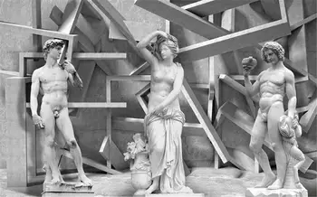 

3d Wallpaper Sculpture Digital Art Wall Painting HD Digital Printing Moisture Wall paper