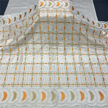 

african bazin riche fabric cotton dry basin brode lace fabric 5yards Swiss Voile In Switzerland Dubai Fabric 14L071134