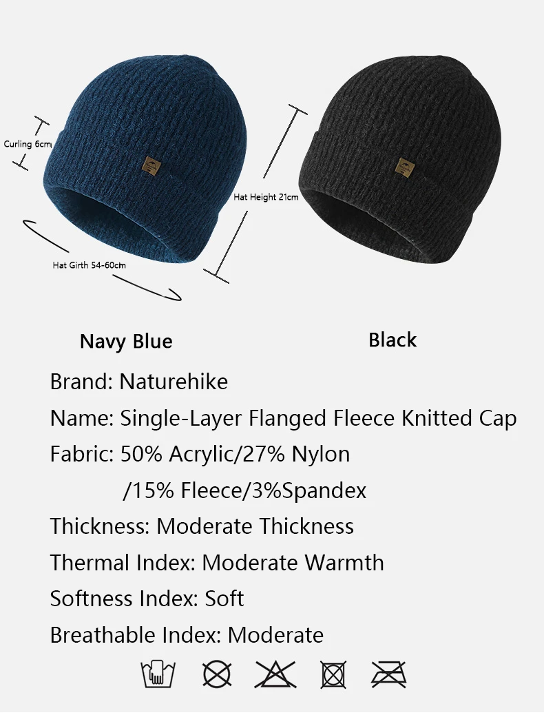 Naturehike Wool Hat for Men Women Autumn Winter