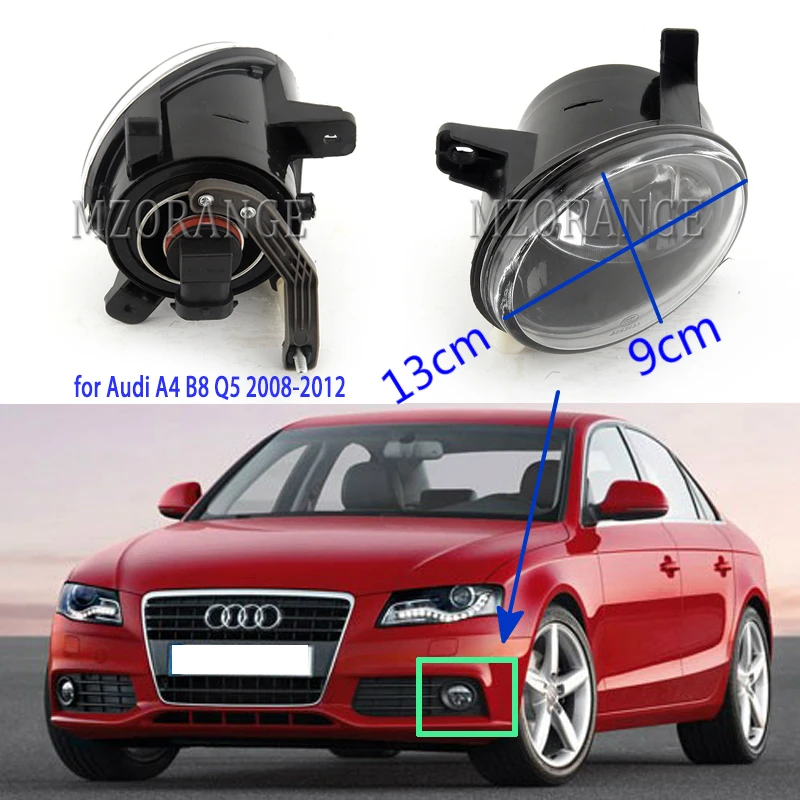 Jcsportline fits Audi Q5 SQ5 Sport SUV 2013-2017 Side Fog Light Lamp Grill Covers 2pcs//set